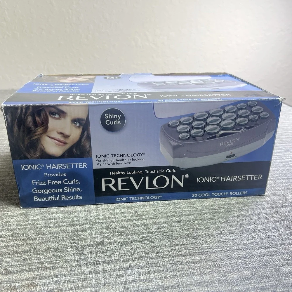Revlon RV261 Ionic Hairsetter 20 Hot Hair Curlers Rollers with 13 clips Tested